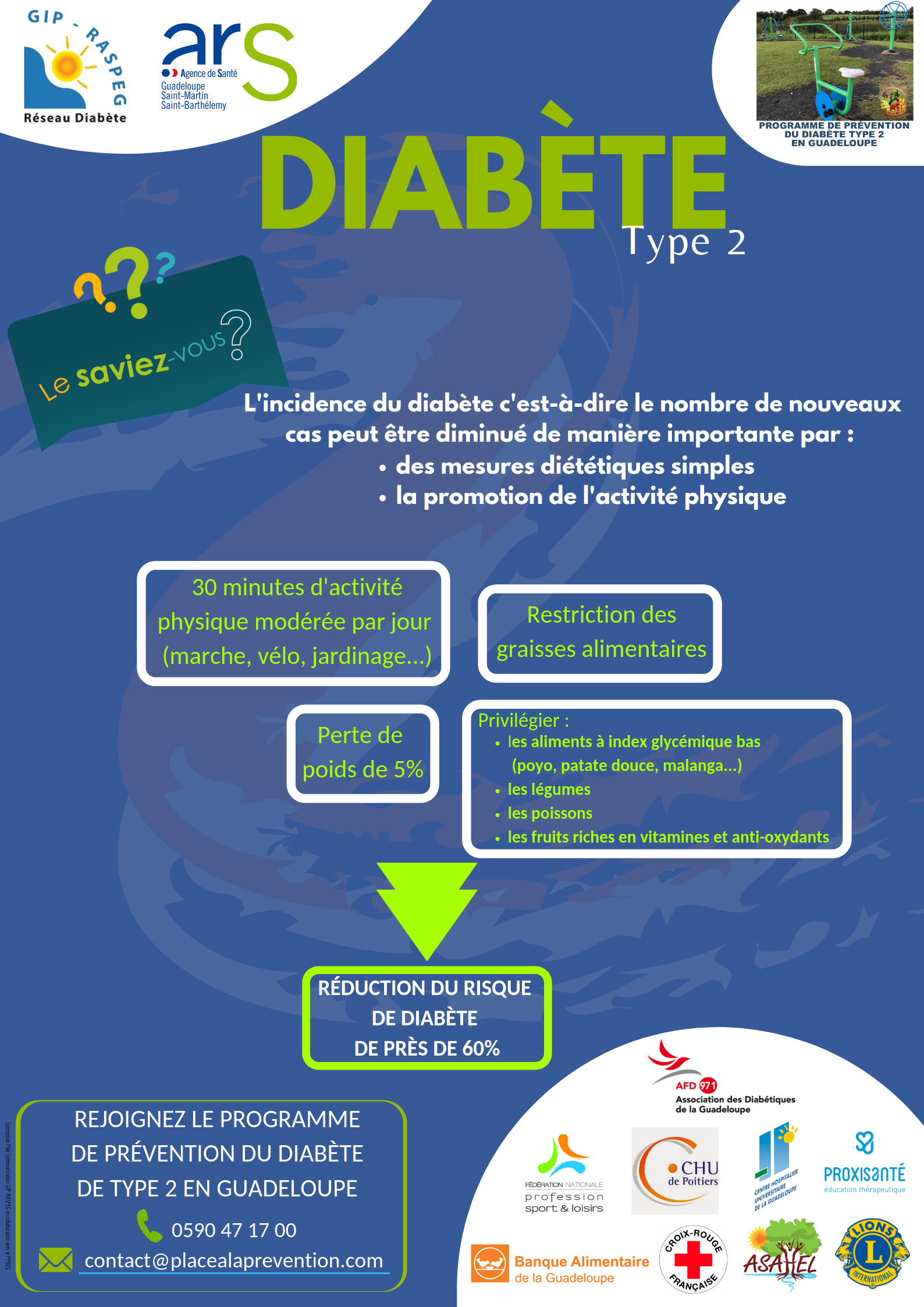 Programme de Prévention du Diabète de type 2 en Guadeloupe / 